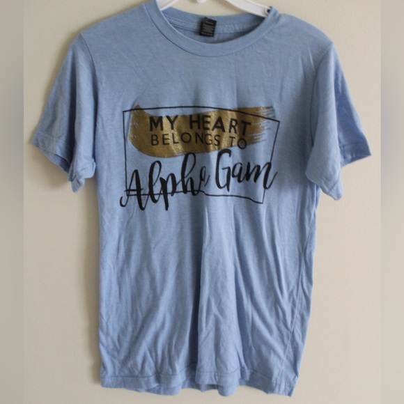 Bundle of Alpha Gamma Delta T-Shirts Alpha Gam Tees - Picture 8 of 9